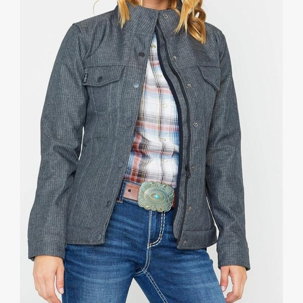 Women's Gray Denim Jacket